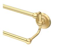 Gatco 24" Double Towel Bar, Brushed Brass, 24 Inch