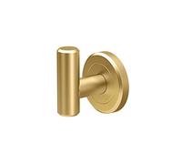 Gatco 4235 Latitude II Single Robe Hook, Brushed Brass