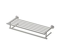 Gatco 4297 Latitude II Minimalist Towel Rack, Satin Nickel