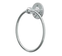 Gatco 4412 Cafe Towel Ring Chrome 6.5-in L x 6.5-in W x 6.5-in H