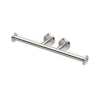 Gatco 4643A Glam Double Toilet Paper Holder, Satin Nickel