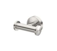 Gatco 4645A Glam Double Robe Hook, Satin Nickel
