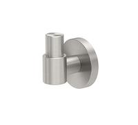 Gatco 4675 Reveal Robe Hook, Satin Nickel | Wall Mounted 2.13" W Single Hook for Bathroom