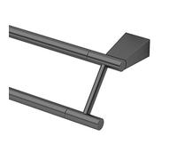 Gatco 4714MX Bleu, 24" Double Towel Bar in Matte Black
