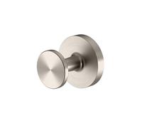 Gatco 5215SN Gibson Robe Hook | Retro Modern Wall Hook for Robes, Towels, and Clothes | Stylish Decorative Hardware, Heavy Duty Metal, EZ Ancor Mounting | Satin Nickel Finish