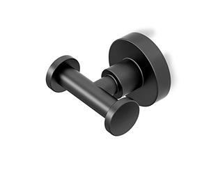 Gatco 5505 Studio Bathroom Robe Hook, Matte Black