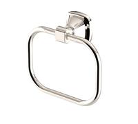 Gatco 5512PN Beverly Towel Ring | Elegant Hand Towel Holder for Bathroom | Luxury Design, Heavy Duty Metal | Polished Nickel Finish