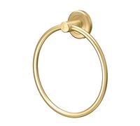 Gatco 6.50" Towel Ring, Zinc, Brushed Brass, 6.5 "