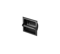 Gatco 782MX Recessed Toilet Paper Holder Matte Black/Wall Mounted 6.25"""""""" x 6.25"""""""" Recessed Spring Loaded Toilet Paper Holder for Bathroom