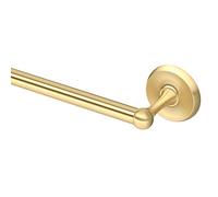 Gatco Towel Bar, Brushed Brass, 18 Inch