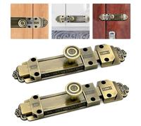 Gate Door Bolt Latch Lock Catch Tower Mortice Slide Bolts Catches for Internal Doors Bathroom Shed Garden Gates Security, 2 Pack