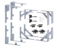 Gate Hardware Kit - Set of 2 Anti Sag Gate Kit, Heavy Duty Gate Corner Brace Bracket No Sag Kit for Shed Doors, Wooden Fences, Driveway Gates, Corral Gates, Wood Windows