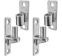 Gate Hinges Stainless Steel, 2 Pcs Heavy Duty Female & Male Hinges Wall Mount, Non-Welding Gate Hardware Set for Farm Gates and Wooden Fences, 600lbs Capacity