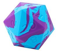 Gate Keeper Games & Dice: Random Encounter - Psionic Blast - Violet Purple & Cyan Blue Swirls, 58mm Silicone D20 Dice, Role Playing Games Accessory