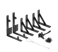Gate Kit for Wooden Fence, 1 Set Anti Sag Gate Kit, Bracket Latch Corner Easy Installation for Driveway Shed Doors Corral Home Outdoor Deck Pool Garden