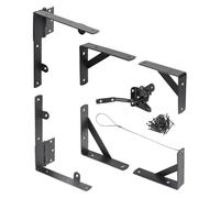 Gate Kit - Sliding Gate Kit | Electric Gates Opener Kits | Gates Kits | 1 Set Ga-te Hardware | Corner Brace Bracket Latch for Driveway Shed Doors Corral Home Outdoor Deck Pool Garden
