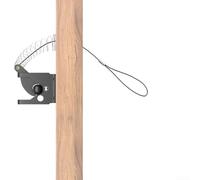 Gate Latch, Self-Locking Gravity for Garden Adjustable Steel Cable Pull, Carbon Steel Compatible Wooden Metal Inward/Outward Swinging