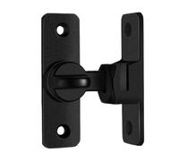 Gate Latch - Sliding Door Lock | 90 Degree Security Door Lock | Stainless Steel Safety Latches, Security Anti-Theft Device for Shutters, Shed, Room, Window Cabinet, Long-Lasting Safety Without Rust