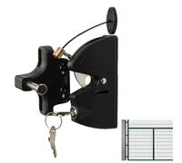 Gate Latches - Self-Locking Door Locks - Robust Privacy Screen Solution for Yard Pool Garden Tool Shed Patio Outdoor