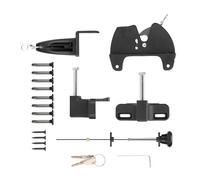 Gate Lock - Gate Latch for Wooden Fence | Protective Fittings with Easy Assembly, Flexible Mounting Structure for Barns, Patios, Backyards, Tool Shed, Garden, Outdoor, 1"