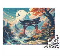 Gate Mountain River Jigsaw Puzzle, 1000 Pcs Indoor Adult Game | 38x26cm Cardboard, Brain Workout, Accurate Cutting, Adult Hobbyists, Stress Reduction