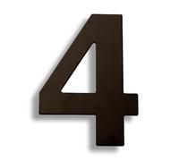gate numbers, 15/20/30cm Large House Number Outdoor 304 Stainless Steel Exterior Apartment Door Metal Address Sign #0-9(4,20cm)