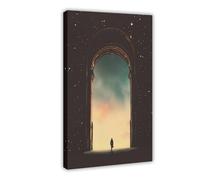 Gate of Dreams Canvas Poster Bedroom Decor Landscape Office Room Decor Gift 20x30inch(50x75cm)
