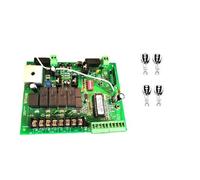 Gate Opener Control Unit Control Board for Sliding Gate Openers PCB Motor Controller Circuit Board Card for Solar 24VDC Swing Gate Motor Opener(4 Remote Control kit)