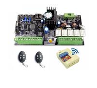 Gate Opener Kit, 12V 24V DC Swing Gate Opener Motor Control Unit PCB Controller Circuit Board Electronic Card for Single Or Double(Kit 3)