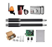 Gate Opener Kit 200KGS Automatic Dual Arms Electric Swing Door Operator Motor, Swing Gate Opener for Driveway Access Control