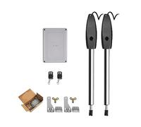 Gate Opener Kit, 400KG Automatic Dual Arms Electric Swing Door Gate Opener Operator Motor Actuator Closer Swing Gate Opener for Access Control for Driveway Home(KIT NO19)