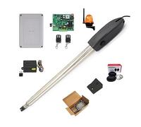 Gate Opener Kit, Automatic Gate Opener Kit Light Duty Single Gate Operator for Single Swing Up to 19 Feet OR 660 Pounds Gate Motor for Driveway Home(KIT E)