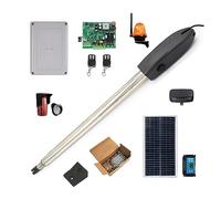 Gate Opener Kit, Automatic Gate Opener Kit Light Duty Single Gate Operator for Single Swing Up to 19 Feet OR 660 Pounds Gate Motor for Driveway Home(KIT O)