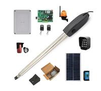 Gate Opener Kit, Automatic Gate Opener Kit Light Duty Single Gate Operator for Single Swing Up to 19 Feet OR 660 Pounds Gate Motor for Driveway Home(KIT R)