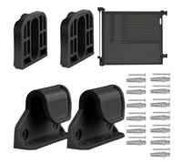 Gate Parts - Hardware Set for Retractable Gate | Latches Brackets Screws Extensions Stair Components Ƒor Nursery Room Kitchen Girls Boys Home