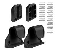 Gate Parts Hardware Set - Retractable Gate Accessories, Complete Latches Brackets Screws Extensions with Compact Design, Stair Safety Components, Nursery Gates Accessories for Secure Setup