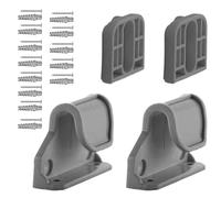 Gate Parts Hardware Set - Retractable Gate Accessories, Complete Latches Brackets Screws Extensions with Compact Design, Stair Safety Components, Nursery Gates Accessories for Secure Setup
