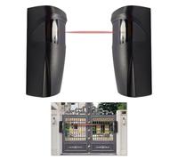 Gate Photocell Sensor, Pair of Universal Infrared Photocells for Outdoor Gates, 12V/24V AC/DC, 180° Adjustable, for Garage Doors, Automatic Gates, IP55 Rated, Long Detection Range, Easy Installation