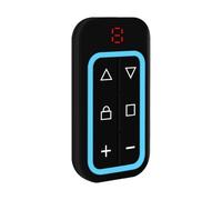 Gate Remote Control - 2.87 Inch ABS Transmitter | Multi Frequency 6 Button Door Opener | Entry Clicker For Home Outdoor Vehicle Access, Property Security System Daily Use