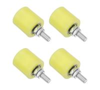 Gate Roller Guide Adjustable, 4Pcs Slide Gate Guide Rollers Nylon Smooth Sliding Door Slide Pulley Rail for Flat Sliding Doors Home Offices (4cm*4.4cm/1.5in*1.7in)