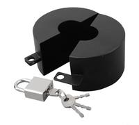 Gate Valve Locking Device Set for Outdoor Faucet Security to Protect Against Unauthorized Use and Promote Water Conservation