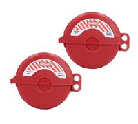 Gate Valve Lockout Device Heavy Duty Impact Resistant Dual Locking Holes Secure Placement for Industrial Construction and Residential Use PA Material 2 Pcs