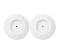 Gate Wall Protectors, 2pcs Wall Guard Protector Baby Fence Protector Stair Saver Gate Cups for Baby Pets Safety(White)