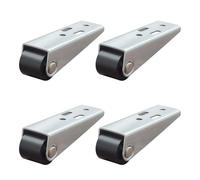 Gate Wheel 4/8/15pcs Door Bottom Wheels, Fixed, Mini Mobile, Prevent Sagging, Furniture Casters(4pcs)