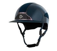 Gatehouse Oxer Riding Hat - Navy - 57cm - Large Peak