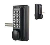 Gatemaster BDG1030L Superlock 2.0 Digital Double-Sided Gate Lock | Mechanical Keypad Both Sides | Fits 10-30mm Gate Frames | Left Hand