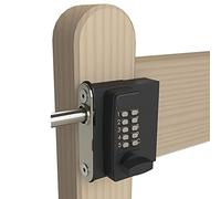 Gatemaster Digital Lock for Wooden Gates Double LH, Black