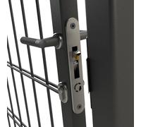 Gatemaster ML4 Mortice Hook Lock Dual Cover Escutcheons (ML4 DC) Traditional Handle - ML4DCO
