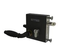 Gatemaster Select Pro Bolt-On Latch Deadlock Gate Lock, for 40-60mm Gate Frames, Traditional Handle, Keyed Both Sides, 30mm Deadlock Throw (SBLD1602TH)
