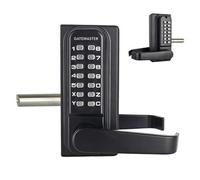 Gatemaster Superlock Digital Combination Double Sided Lever Handles Gate Lock For 40mm To 60mm Frames (Bdgl4060L) (Left Hand)